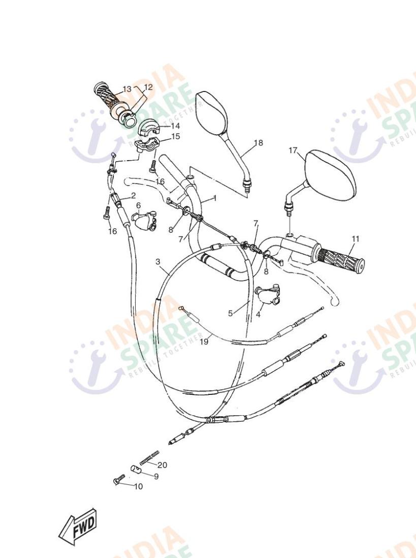 STEERING HANDLE CABLE
